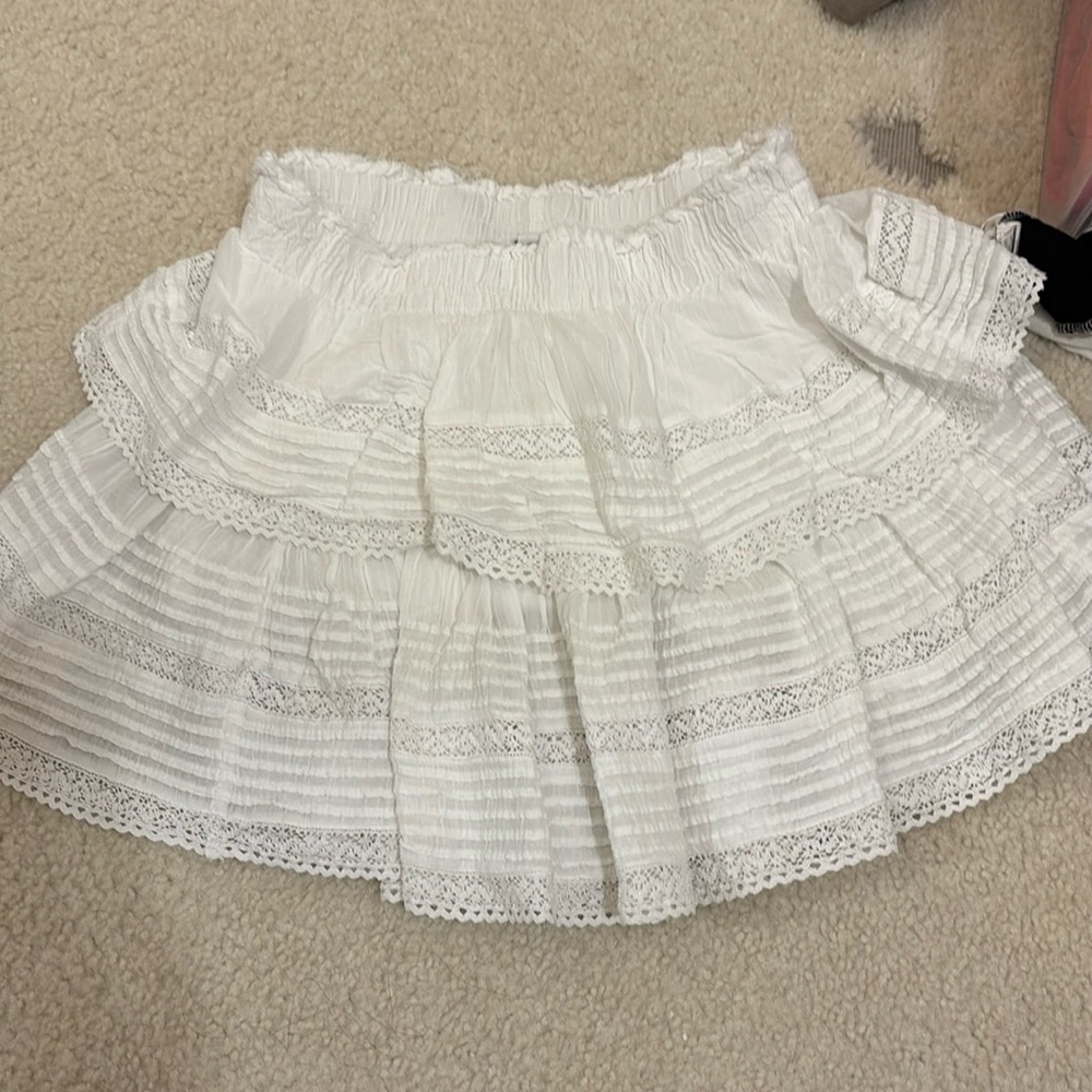 White skirt